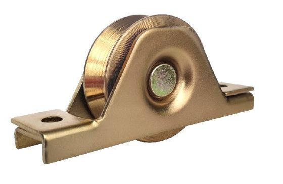 sliding door hardware wheels 4'' 101.6mm steel V groove gate bottom wheels  with 6202 bearing
