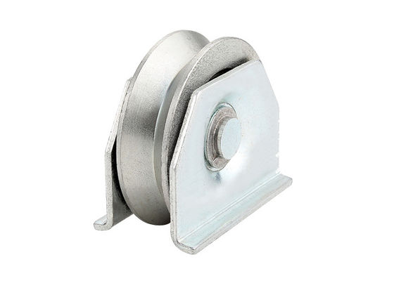 V groove sliding gate wheel with bearings