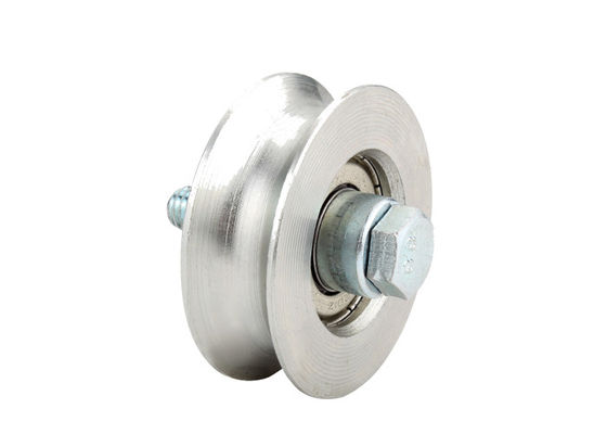 steel material sliding gate wheel with U groove