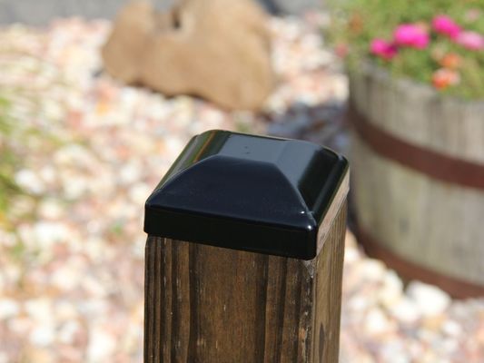 1 7/8&quot; 1 5/8&quot; Fence Post Caps Covers 50mm 70mm 8x8 Triangle Column Cover