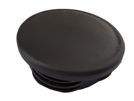 3.5 Inch 4 Inch  Round Plastic Post Cap 50x50  Black