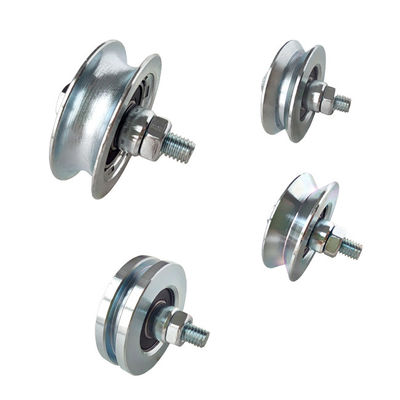 U Groove Aluminium Sliding Window Wheel With Single Bearing For Office