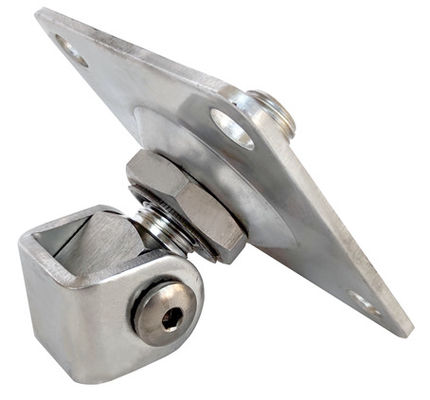 stainless steel 304 Swing Gate Welding Adjustable Gate Hinge with Square Plate