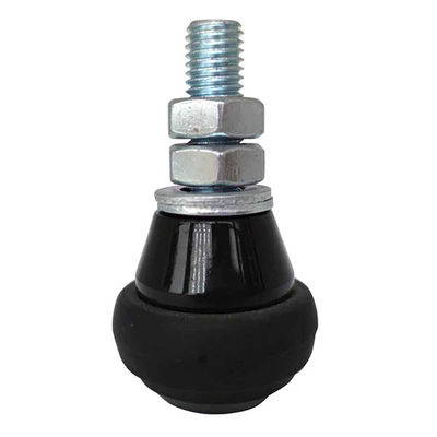 M10 M12 Nylon Automatic Sliding Gate Roller Guides With Rubber Circle 60.5mm