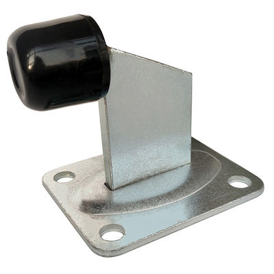 100x80 Aluminium Double Swing Gate Stopper In Ground Galvanized Steel Big Rubber