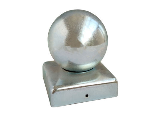 100x100 10cmx10cm Finial Round Iron Metal Ball Post Caps For Fence