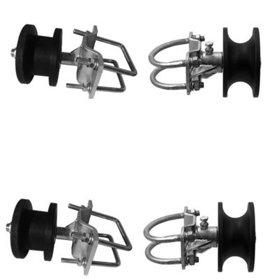 H U Groove Sliding Gate Rollers One Graphite Impregnated With Cover