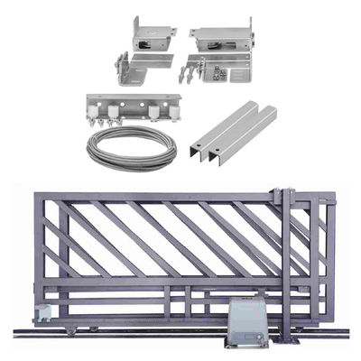 Galvanized Double Door Telescopic Sliding Gate Hardware Automatic 3M 4M