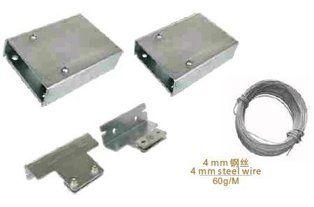 Ranger Telescopic Gate System Steel Material Silvery