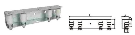 Automatic Zinc Plated Telescopic Gate System 3m 4m 5m 6m