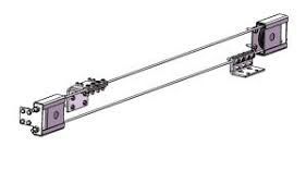 Automatic Door Save Space Telescopic Gate System With Ranger