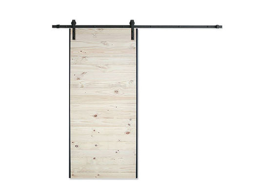 Interior Sliding Barn Door Hardware With Track Matching Finish