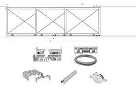 Telescopic Sliding Gate DIY Automatic Gate Opener Hardware Kits
