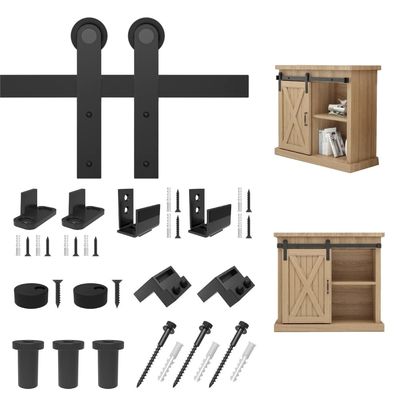 6.6ft Barndoor Hardware / Barn Gate Hardware For Apartment