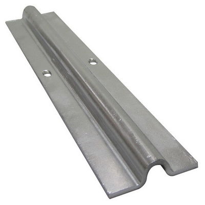 Recessed Guide Sliding Gate Track Hardware And Rollers 55mm