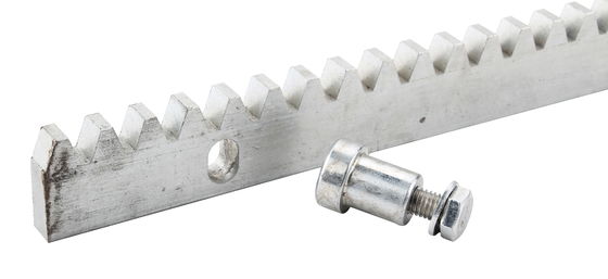 Zinc Plated Sliding Gate Gear Rack With Bolts M4 M6 Steel Or Nylon