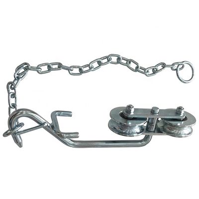 Steel  Banana Cableway Roller Trolley Roller With Chains For Banana Farm