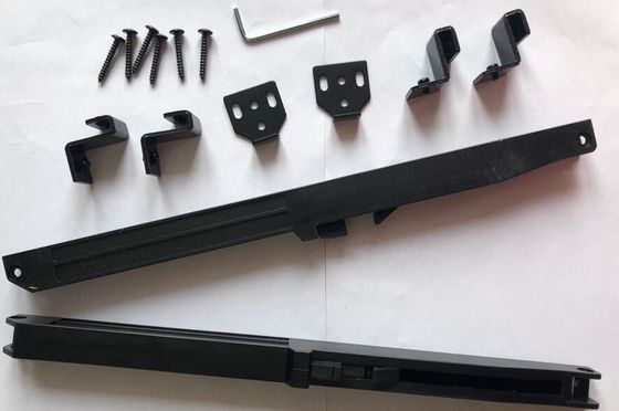 wooden interior sliding barn door hardware with 2m rail