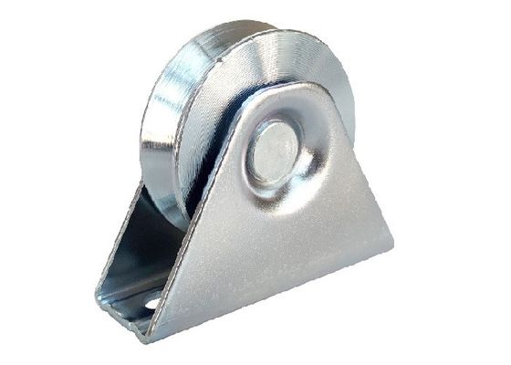 4'' U groove steel galvanized roller for iron gate with single bearing sliding gate wheel
