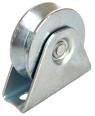4'' U groove steel galvanized roller for iron gate with single bearing sliding gate wheel