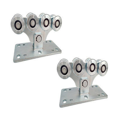60x60mm Small Cantilever Gate Wheel Zn Cantilever Gate Carriage 5 Wheels 8 Medium Wheels