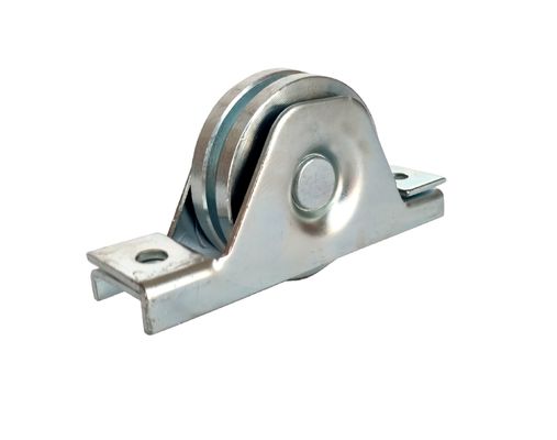 sliding door hardware wheels 4'' 101.6mm steel V groove gate bottom wheels  with 6202 bearing