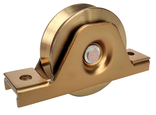 sliding door hardware wheels 4'' 101.6mm steel V groove gate bottom wheels  with 6202 bearing