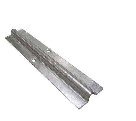 2.9m Silver Steel U Profile Sliding Gate Bottom Track Rail For Gate Opener