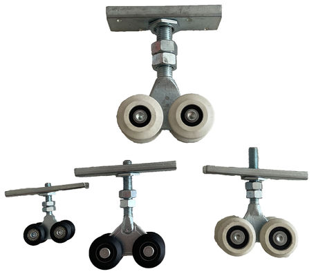25mm Sliding Door Top Track Roller Bracket 2 Or 4 Wheel 3m 100kg Load