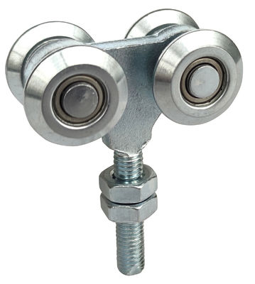 38mm Garage Industrial Sliding Door Tracks And Rollers 4 Wheel