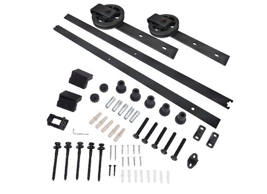 11 Foot 12ft Barn Gate Hardware Heavy Duty Barn Door Trolley Wheels  And Bracket Top Mount
