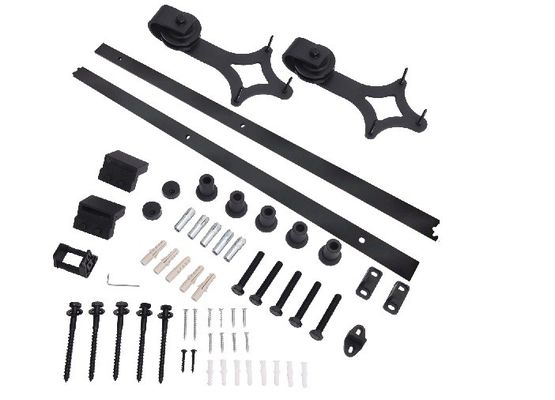 11 Foot 12ft Barn Gate Hardware Heavy Duty Barn Door Trolley Wheels  And Bracket Top Mount