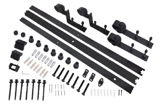 11 Foot 12ft Barn Gate Hardware Heavy Duty Barn Door Trolley Wheels  And Bracket Top Mount