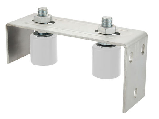 280kg Sliding Gate Guide Bracket Zinc Plated Steel Sliding Door Guide Bracket With Nylon Rollers