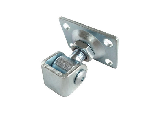 zinc plated sliding gate hinge with square plated M20