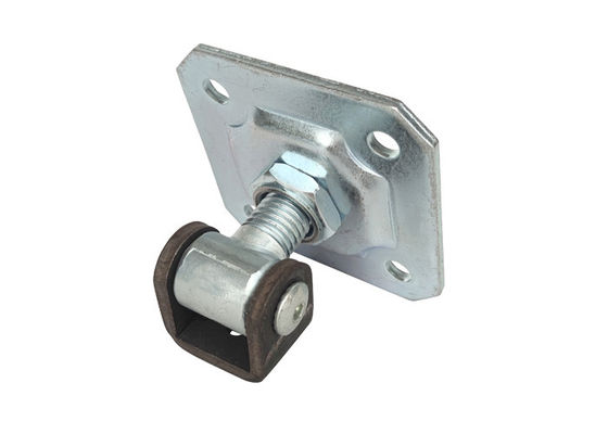 zinc plated sliding gate hinge with square plated M20