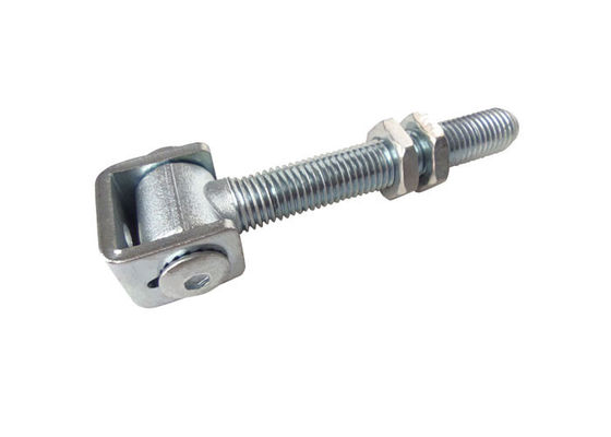 yellow galvanized out swing gate hinge with long bolt M16