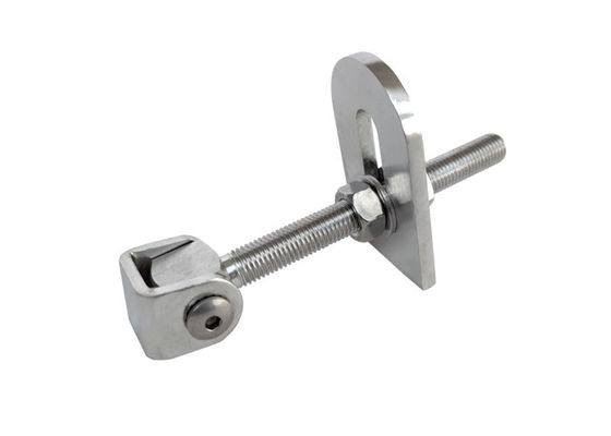 yellow galvanized out swing gate hinge with long bolt M16