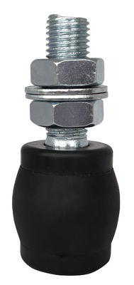 Zinc Silver Small Nylon Guide Rollers With Bearings 40mm