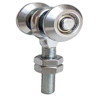 0.98&quot; 25mm Sliding Gate Hanger Roller With Bearings Two Wheels