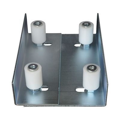 90 Degree Double Roller Upper Sliding Gate Roller Bracket Fixing 70mmX50mm