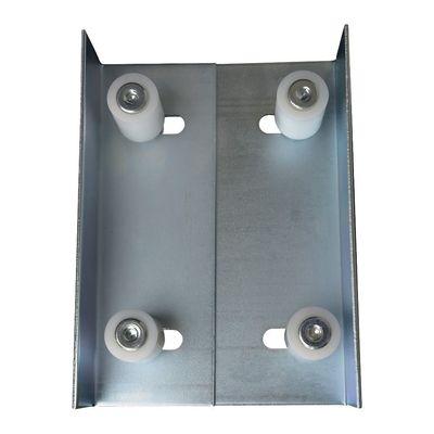 90 Degree Double Roller Upper Sliding Gate Roller Bracket Fixing 70mmX50mm