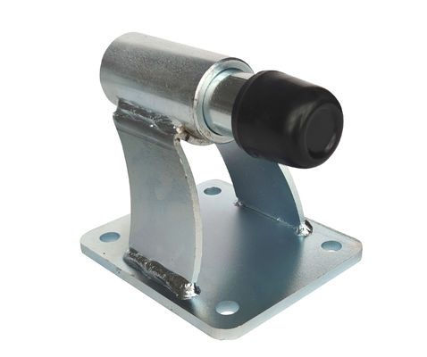 Adjustable Glass Sliding Gate End Stopper Catcher Metal Gate Stopper With Shock Absorber