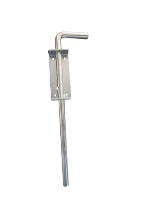 Internal Chrome Recessed Sliding Door Bolt 6&quot; 140mm