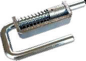Internal Chrome Recessed Sliding Door Bolt 6" 140mm
