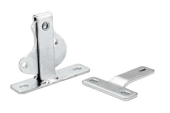 Internal Chrome Recessed Sliding Door Bolt 6" 140mm