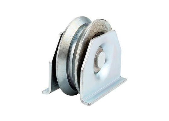 V groove sliding gate wheel with bearings