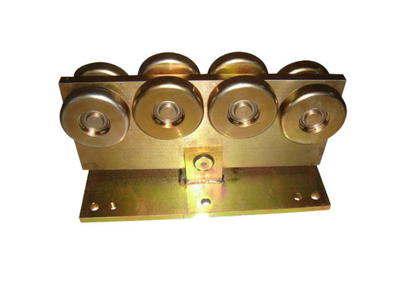 Zinc Silver Automatic Cantilever Sliding Door Roller Carriage With 8 Wheels 113mm