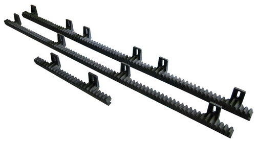 Nylon Polyamide Electric Gate Gear Rack M4 Automatic Toothed Black Plastic