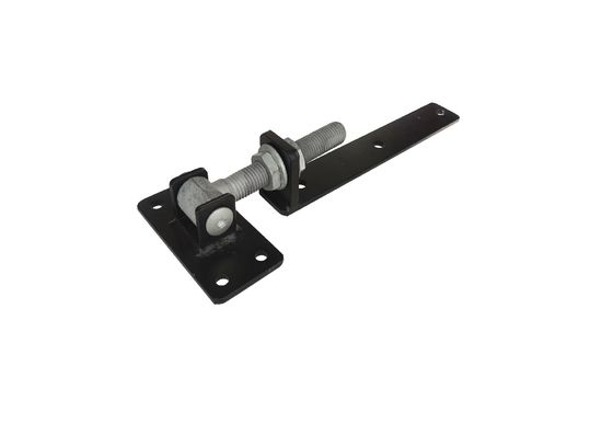 Black powder coated M20 entrance gate hinges swing door adjustable long hinges